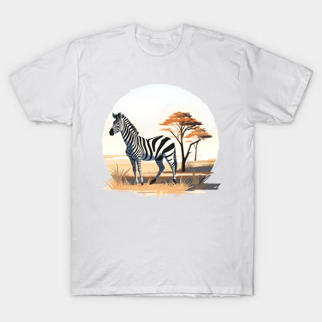 Cute zebra T-Shirt by zooleisurelife